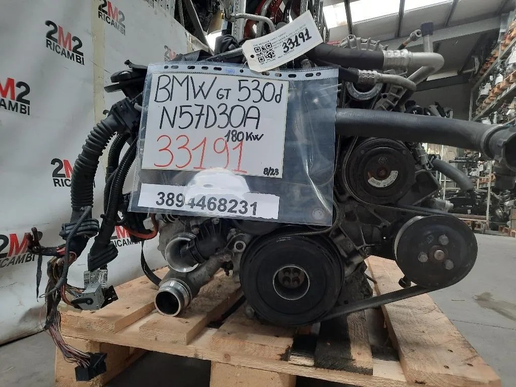 Motore Semicompleto N57D30A 245CV 180KW Bmw Serie 5 F07 GT 2010