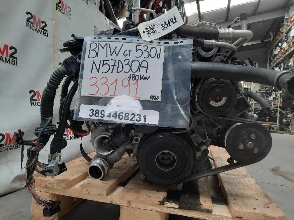 Motore Semicompleto N57D30A 245CV 180KW Bmw Serie 5 F07 GT 2010