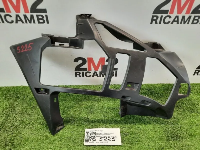 Staffa Sostegno Paraurti ANT DX 9815337580 DX Peugeot 3008 II 2016