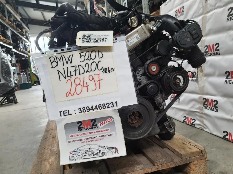 Motore Semicompleto N47D20C 184CV Bmw Serie 5 F10 Berlina 2010