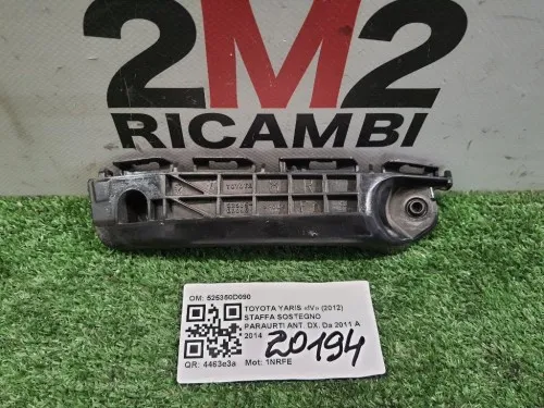 Staffa Sostegno Paraurti ANT DX 525350D090 Toyota Yaris IV 2012