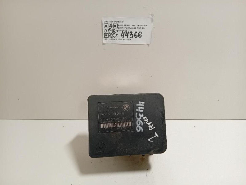 Pompa ABS ANT 3451-6791521-01 Bmw Serie 1 E81 Berlina 2005