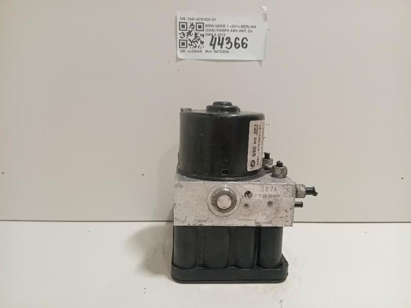 Pompa ABS ANT 3451-6791521-01 Bmw Serie 1 E81 Berlina 2005