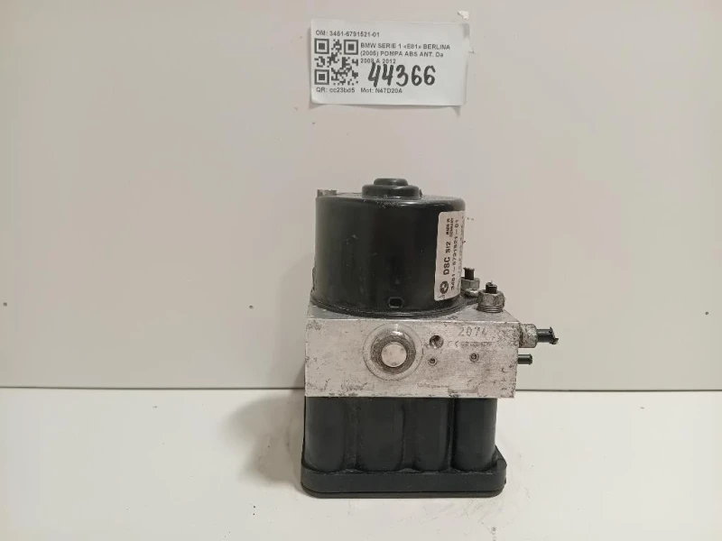 Pompa ABS ANT 3451-6791521-01 Bmw Serie 1 E81 Berlina 2005