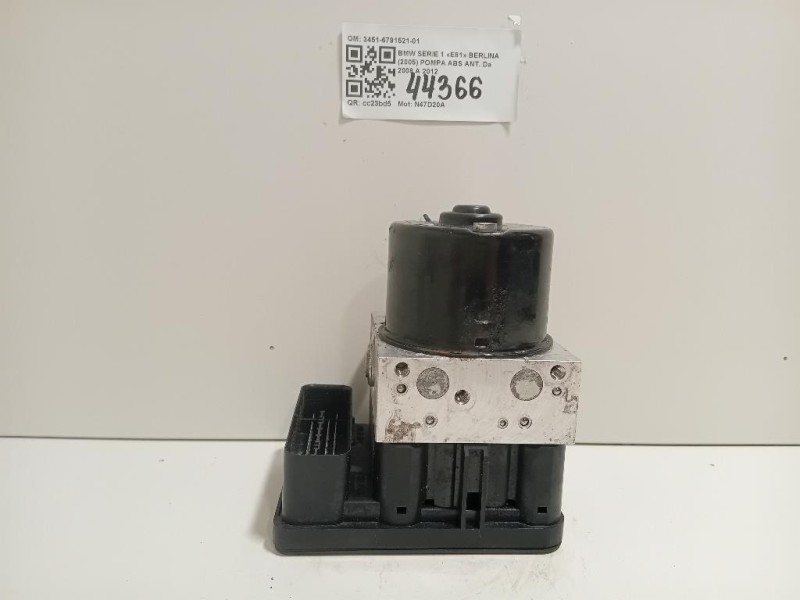 Pompa ABS ANT 3451-6791521-01 Bmw Serie 1 E81 Berlina 2005