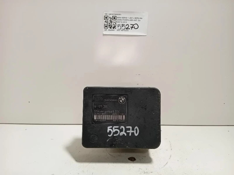 Pompa ABS ANT 3451678930001 Bmw Serie 1 E81 Berlina 2005