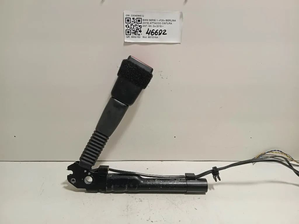 Attacco Cintura ANT SX 33040940 D Bmw Serie 1 F20 Berlina 2015