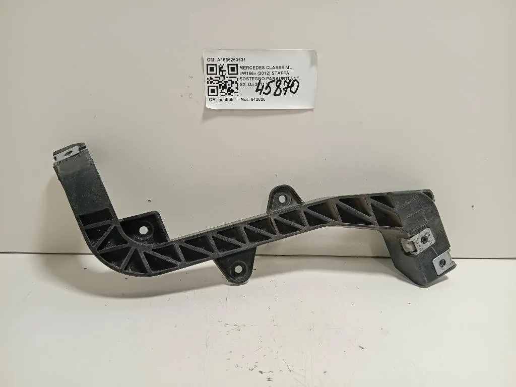 Staffa Sostegno Paraurti ANT SX A1666263631 Mercedes Classe ML W166 2012