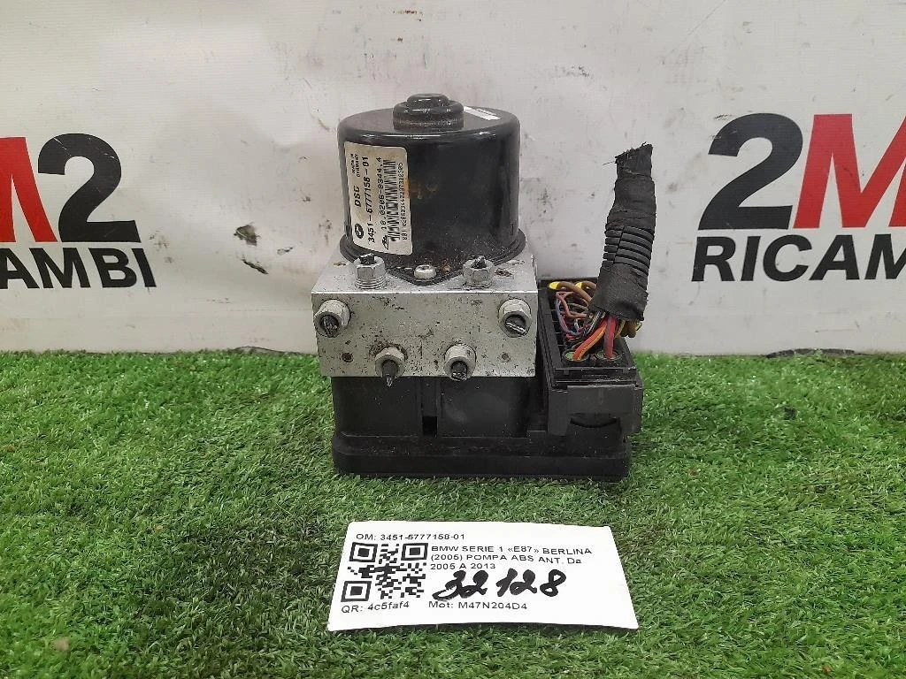 Pompa ABS ANT 3451-5777158-01 Bmw Serie 1 E87 Berlina 2005