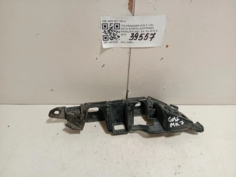 Staffa Sostegno Paraurti ANT SX 5G0 807 183 A Volkswagen GOLF VII 2013