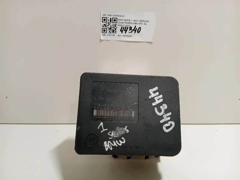 Pompa ABS ANT 3451 6787836-01 Bmw Serie 1 E87 Berlina 2005