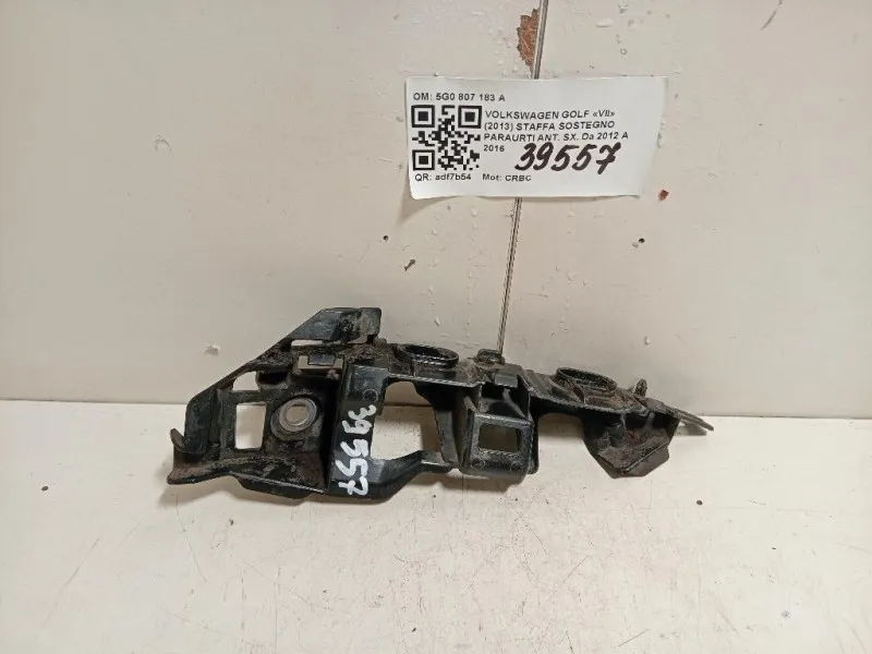 Staffa Sostegno Paraurti ANT SX 5G0 807 183 A Volkswagen GOLF VII 2013