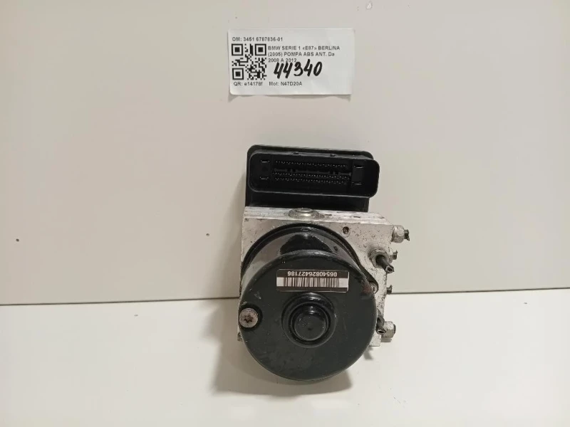 Pompa ABS ANT 3451 6787836-01 Bmw Serie 1 E87 Berlina 2005