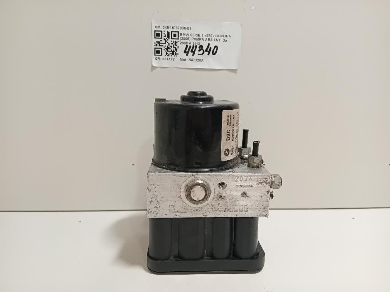 Pompa ABS ANT 3451 6787836-01 Bmw Serie 1 E87 Berlina 2005