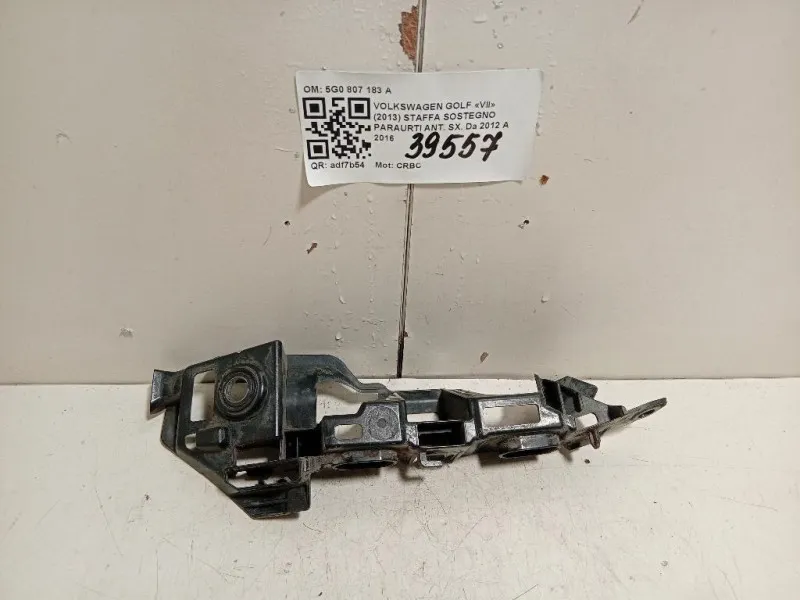 Staffa Sostegno Paraurti ANT SX 5G0 807 183 A Volkswagen GOLF VII 2013