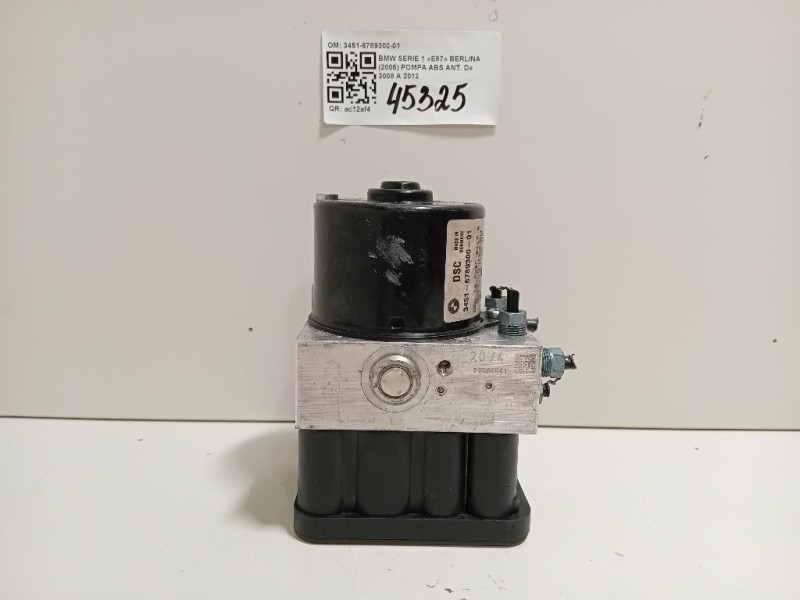 Pompa ABS ANT 3451-6789300-01 Bmw Serie 1 E87 Berlina 2005