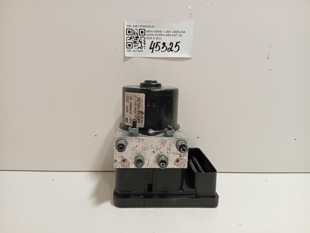 Pompa ABS ANT 3451-6789300-01 Bmw Serie 1 E87 Berlina 2005