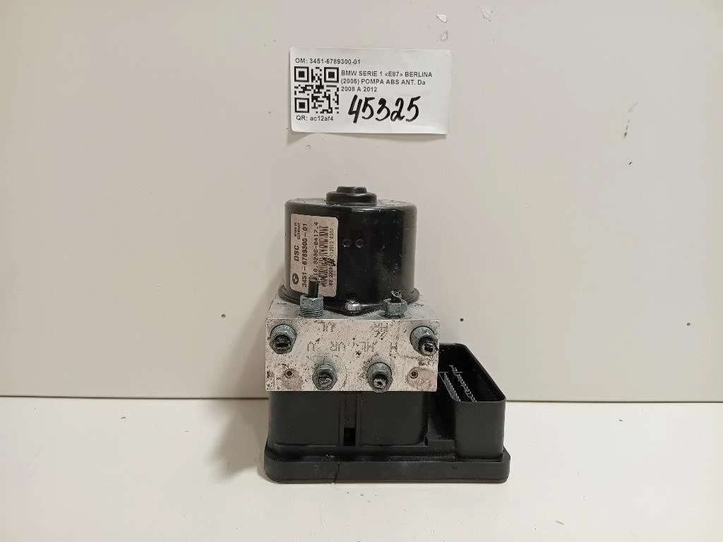 Pompa ABS ANT 3451-6789300-01 Bmw Serie 1 E87 Berlina 2005