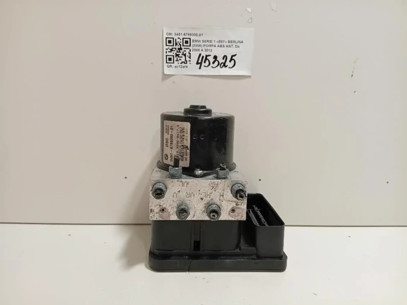 Pompa ABS ANT 3451-6789300-01 Bmw Serie 1 E87 Berlina 2005
