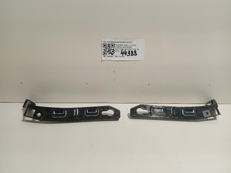Staffa Sostegno Supparaurti POST DX 9378052480987802580 SX+DX Peugeot 2008 I 2016
