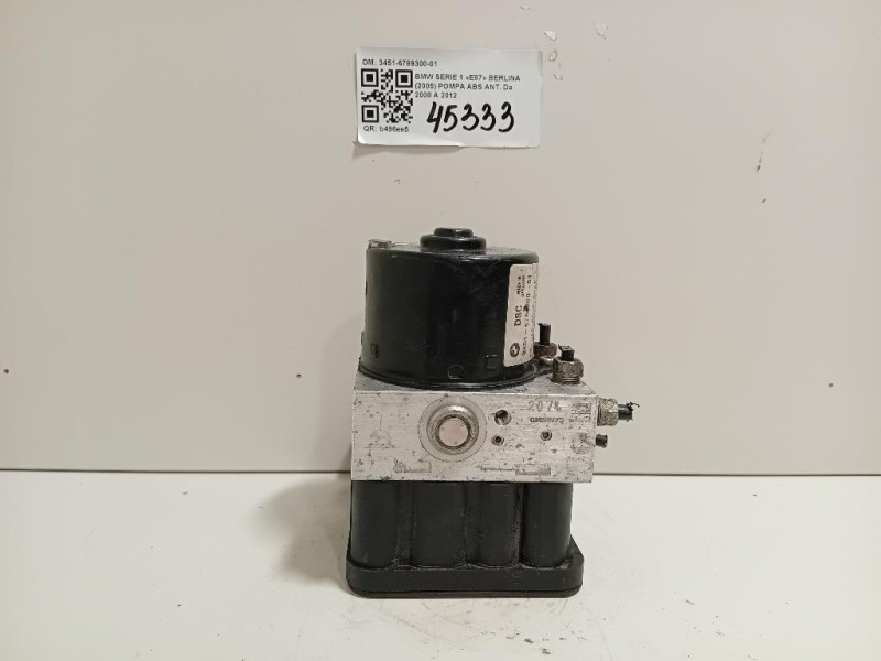 Pompa ABS ANT 3451-6789300-01 Bmw Serie 1 E87 Berlina 2005