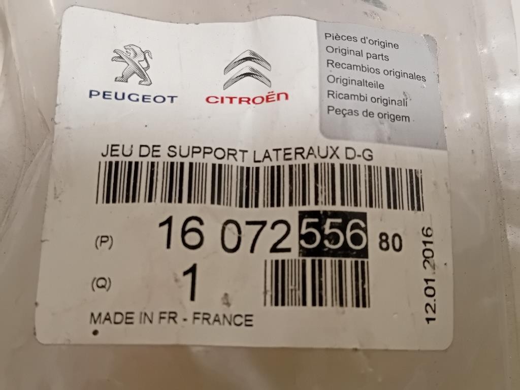 Staffa Sostegno Supparaurti POST DX 1607255680 SX+DX Peugeot 208 II 2019