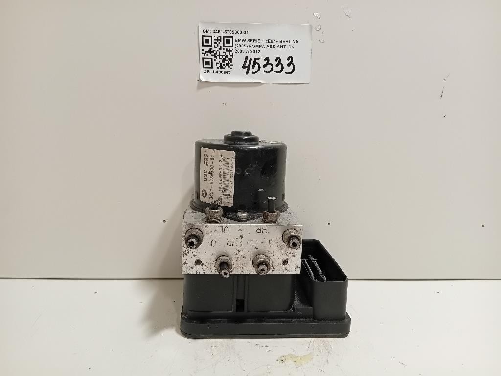 Pompa ABS ANT 3451-6789300-01 Bmw Serie 1 E87 Berlina 2005