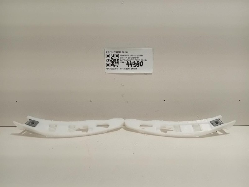 Staffa Sostegno Supparaurti POST DX 1607255680 SX+DX Peugeot 208 II 2019