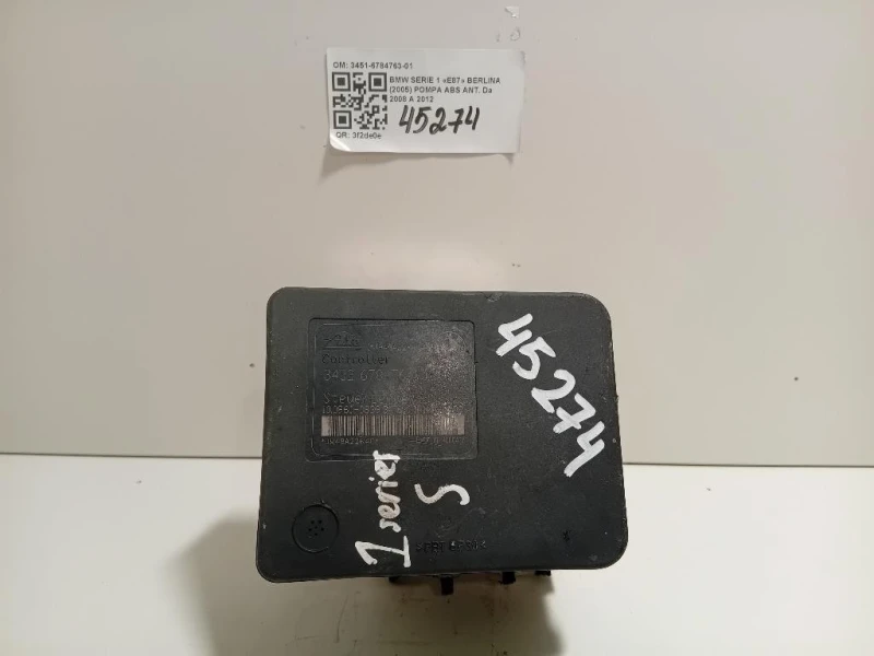 Pompa ABS ANT 3451-6784763-01 Bmw Serie 1 E87 Berlina 2005