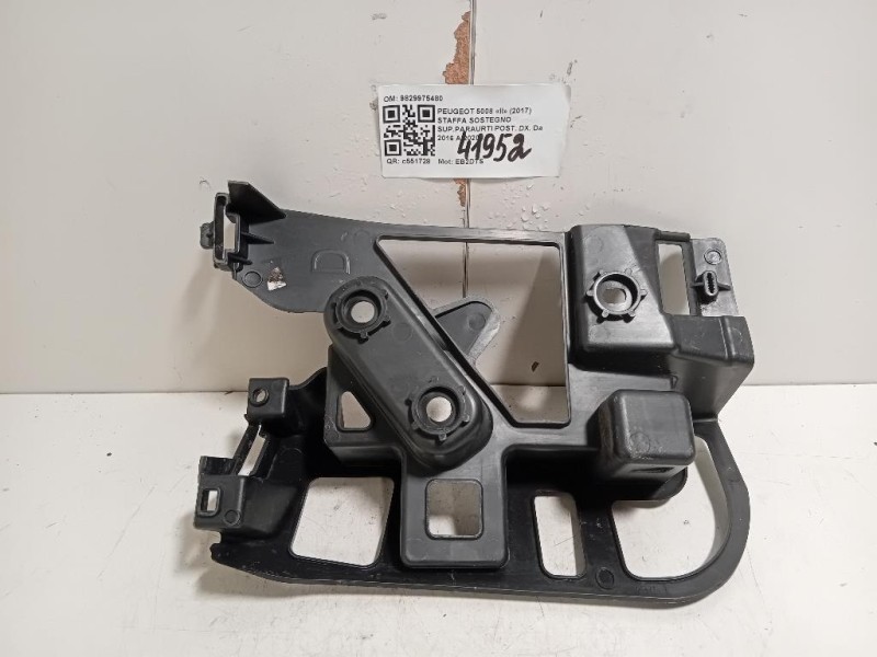 Staffa Sostegno Supparaurti POST DX 9829975480 Peugeot 5008 II 2017