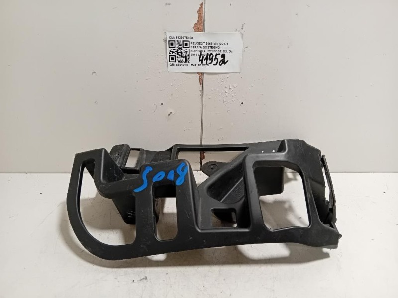 Staffa Sostegno Supparaurti POST DX 9829975480 Peugeot 5008 II 2017