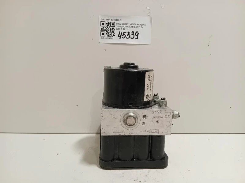 Pompa ABS ANT 3451-6789300-01 Bmw Serie 1 E87 Berlina 2005