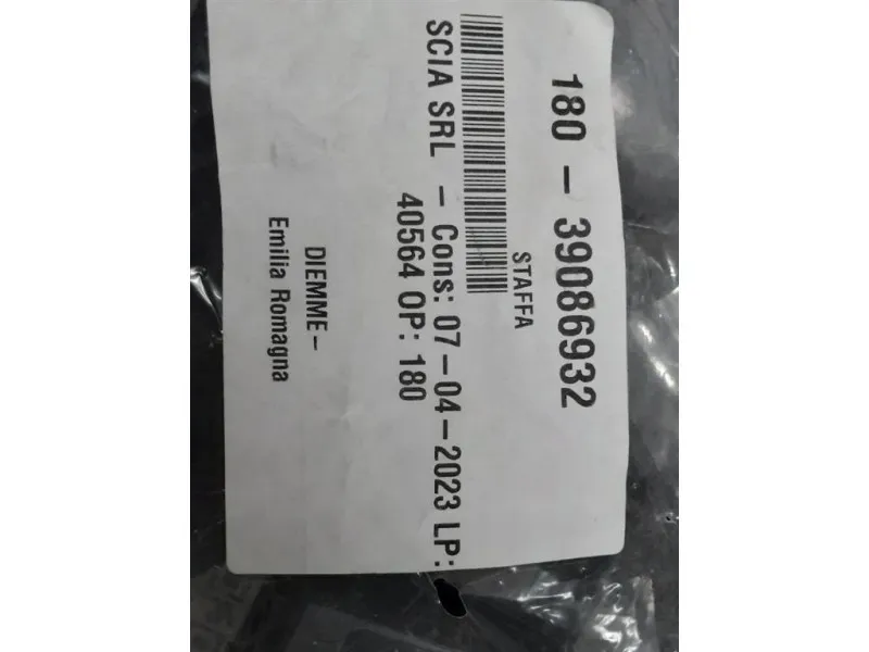 Staffa Spoiler Frangivento POST 39086932 SUPORTO PARAURTI POST DX Opel Astra K 2016