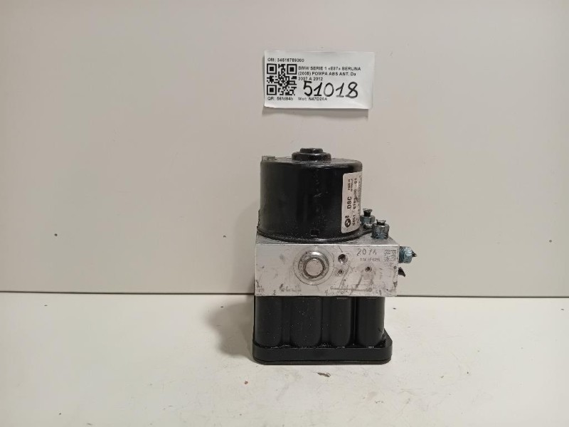 Pompa ABS ANT 34516789300 Bmw Serie 1 E87 Berlina 2005