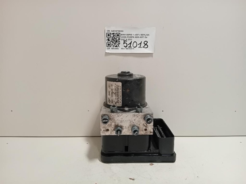 Pompa ABS ANT 34516789300 Bmw Serie 1 E87 Berlina 2005