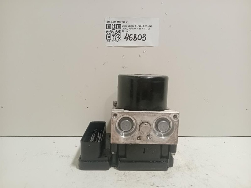 Pompa ABS ANT 3451 6862246 01 Bmw Serie 1 F20 Berlina 2012