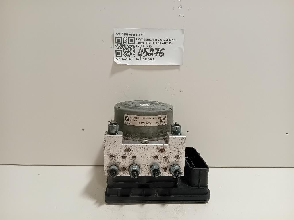 Pompa ABS ANT 3451-6868637-01 Bmw Serie 1 F20 Berlina 2012