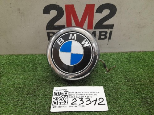 Stemma Portello POST 7270728 Bmw Serie 1 F20 Berlina 2012