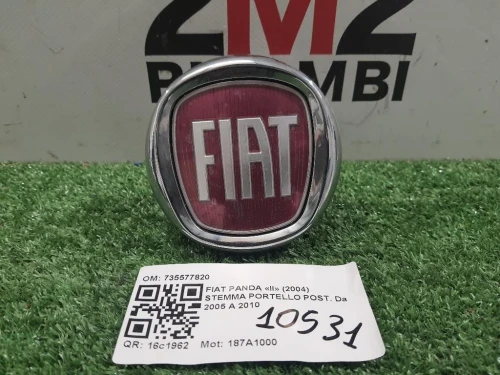 Stemma Portello POST 735577820 Fiat Panda II 2004