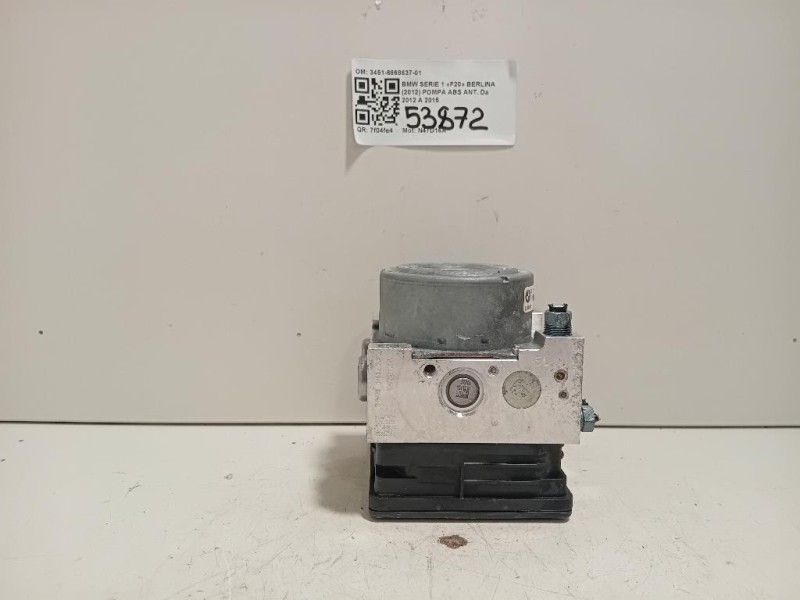 Pompa ABS ANT 3451-6868637-01 Bmw Serie 1 F20 Berlina 2012