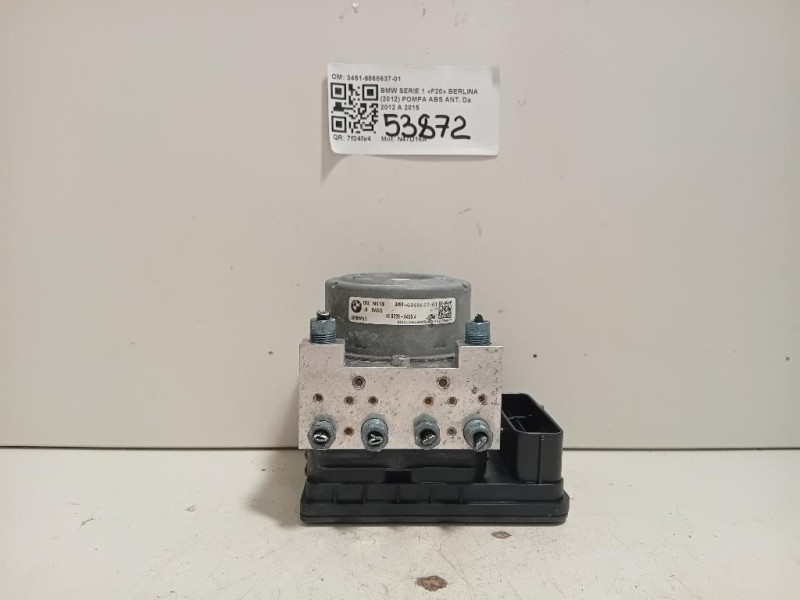 Pompa ABS ANT 3451-6868637-01 Bmw Serie 1 F20 Berlina 2012