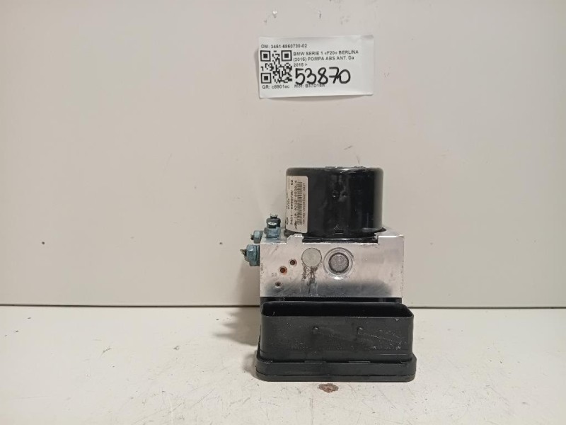 Pompa ABS ANT 3451-6860730-02 Bmw Serie 1 F20 Berlina 2015