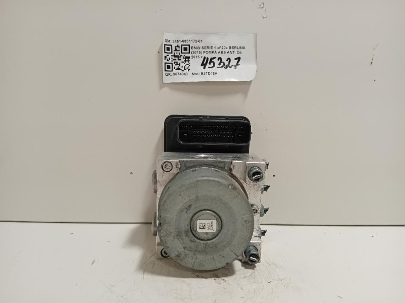 Pompa ABS ANT 3451-6881172-01 Bmw Serie 1 F20 Berlina 2015