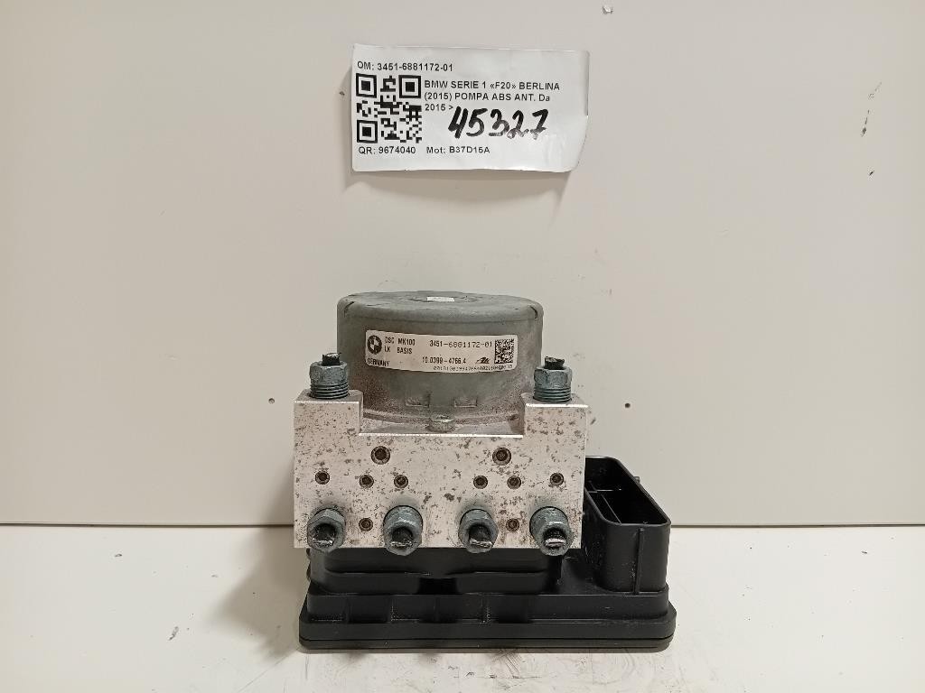 Pompa ABS ANT 3451-6881172-01 Bmw Serie 1 F20 Berlina 2015
