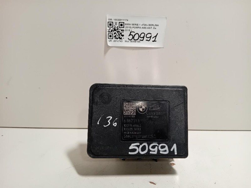 Pompa ABS ANT 10022011174 Bmw Serie 1 F20 Berlina 2015