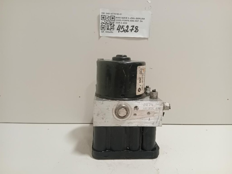 Pompa ABS ANT 3451-6778163-01 Bmw Serie 3 E90 Berlina 2005