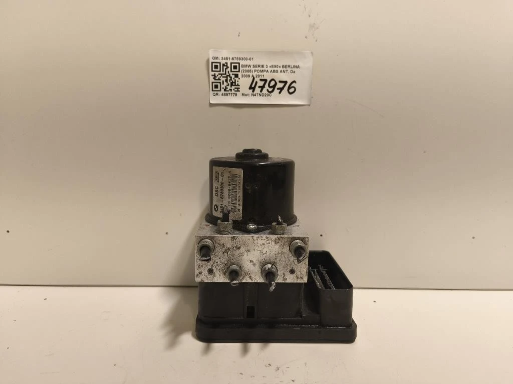Pompa ABS ANT 3451-6789300-01 Bmw Serie 3 E90 Berlina 2005