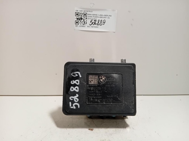Pompa ABS ANT 3451-6875275-01 Bmw Serie 3 E90 Berlina 2005