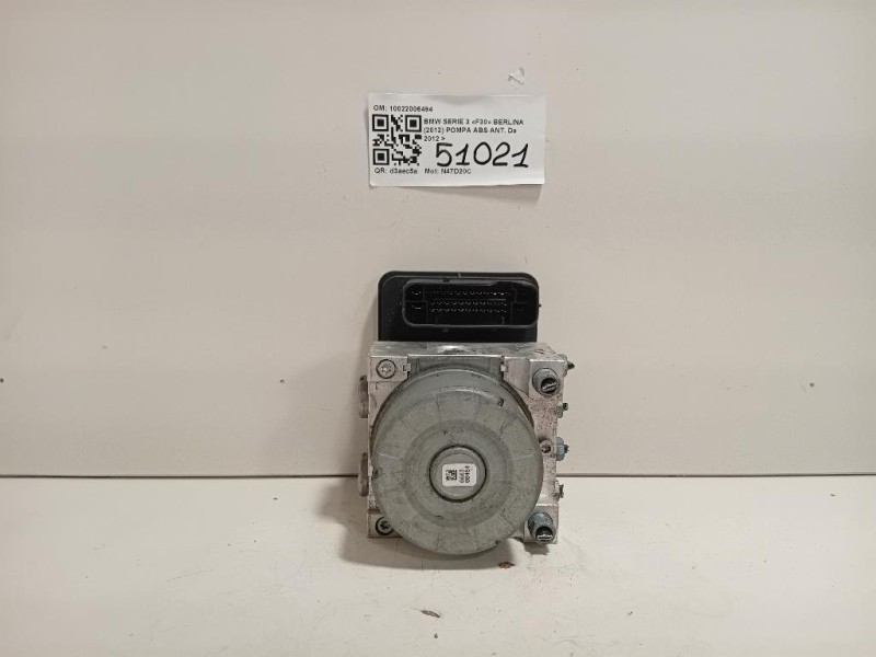 Pompa ABS ANT 10022006494 Bmw Serie 3 F30 Berlina 2012