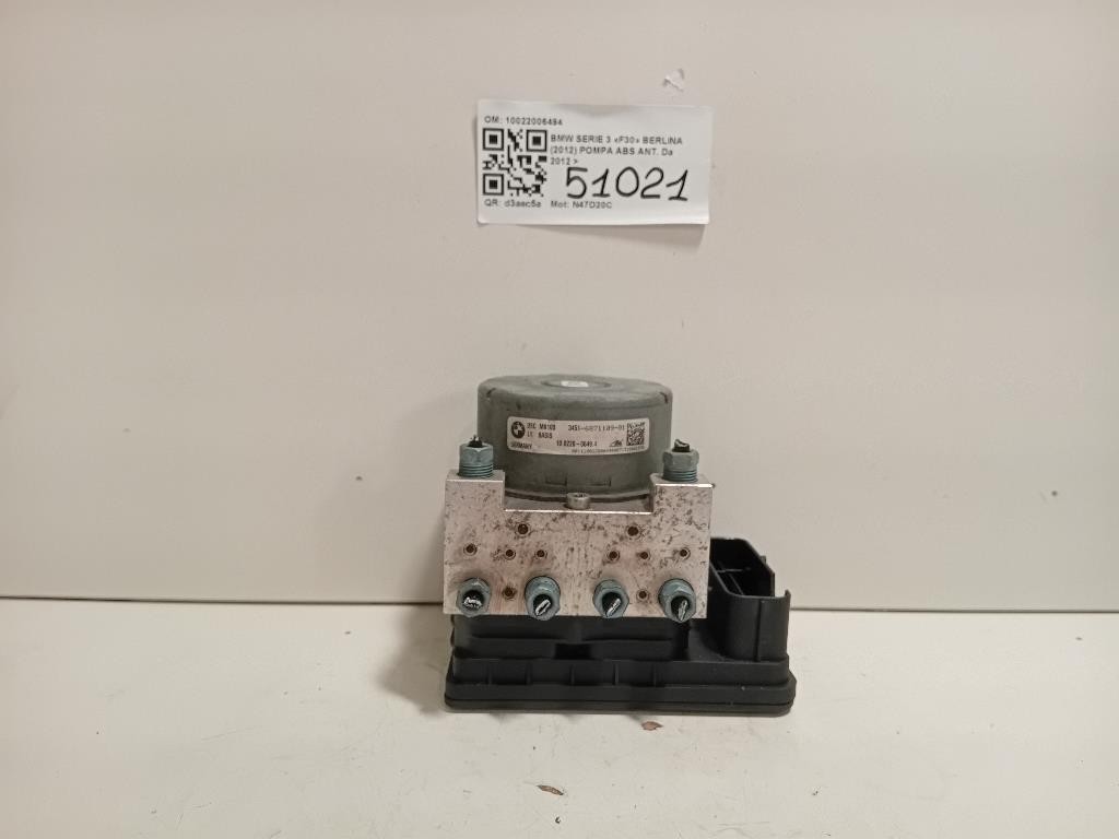 Pompa ABS ANT 10022006494 Bmw Serie 3 F30 Berlina 2012